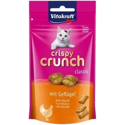 Vitakraft Cat Crispy Crunch drůbeží 60 g