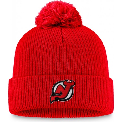 Fanatics pánská čepice New Jersey Devils A/CAP beanie Cuff Pom