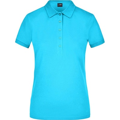 James&Nicholson dámska polokošeľa JN709 Turquoise