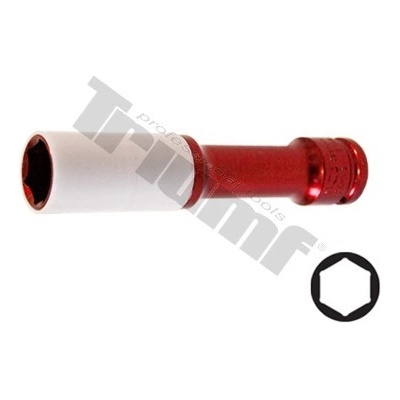TRIUMF Kovaná hlavica 1/2", pogumovaná, dĺžka 150 mm - 17 mm