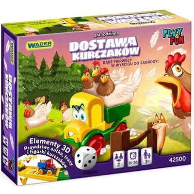 Wader Play & Fun Chicken Delivery - Настолна игра „Доставка на пилешко месо (W42500)