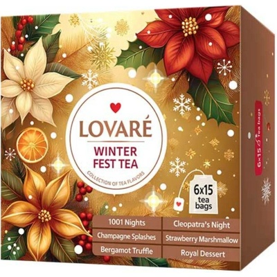 Lovaré Winter Kolekce čajů Fest Tea Set 90 sáčků