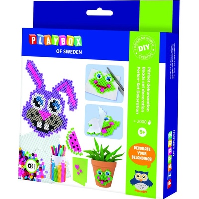 Playbox Zažehlovací korálky sada 2000 ks - Zajíc a žába
