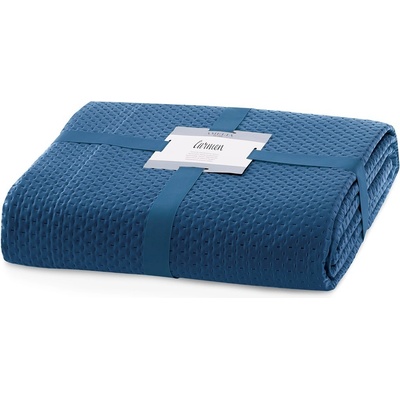 AmeliaHome Prehoz na posteľ Carmen tmavomodrý 200x220
