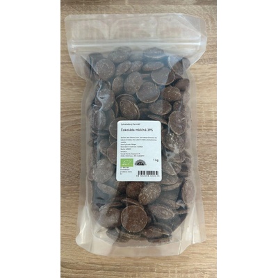 Čokoládový farmář Čokoláda mléčná 39% bez lecitinu Bio 250 g