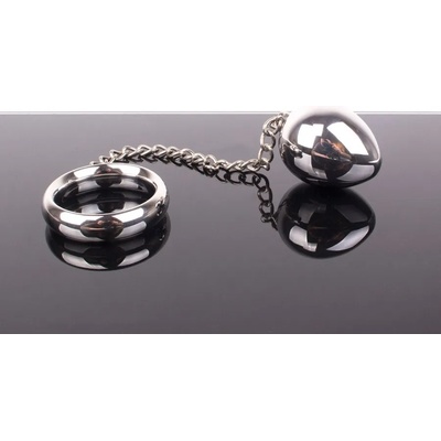 Triune Donut C-Ring Anal Egg with Chain 45/45mm