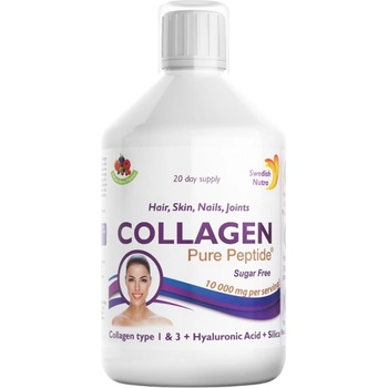 Swedish Nutra Collagen Types 1 & 3 | with with Hyaluronic Acid, Silica and Vitamin C [500 мл]