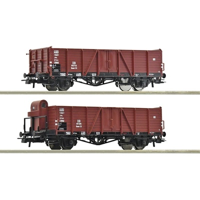 Roco Sada 2 ks Otevřené nákladní vagóny, DB 76289