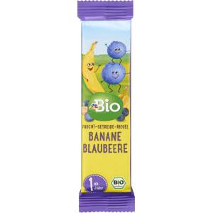 dmBio Био плодов бар с банан и синя боровинка, 1+г, 25 g (1562985)