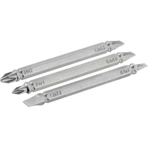 STANLEY - Комплект от 3 двустранни битове, дължина 86 мм STA61383-XJ (STA61383-XJ)
