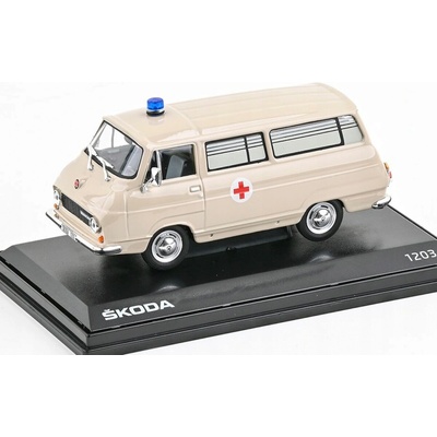 Abrex Škoda 1203 mikrobus 1974 Sanitní vůz 1:43