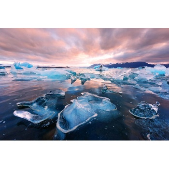 DIMEX ART s. r. o Флизелинов фототапет ледникова лагуна 375 x 250 см