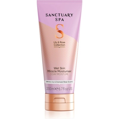 Sanctuary Spa Lily & Rose Collection хидратиращо мляко за тяло под душа 200ml