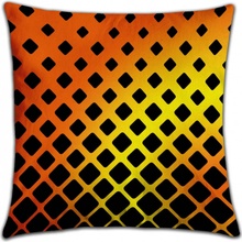 Buď v obraze polštář Tartan in Orange NE L 40x40