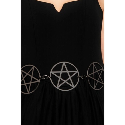 KILLSTAR pásek PENTAGRAM Silver KSRA014896