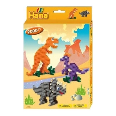 HAMA HAMA H3434 Hama dárková sada Dino zažehlovací korálky MIDI