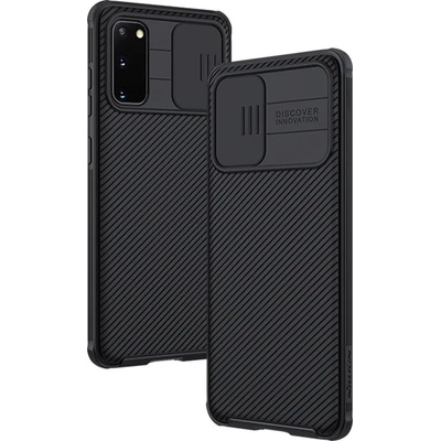 Nillkin Калъф с Плъзгач за Камера за Samsung S20, Nillkin CamShield Case, Черен (6902048197022)