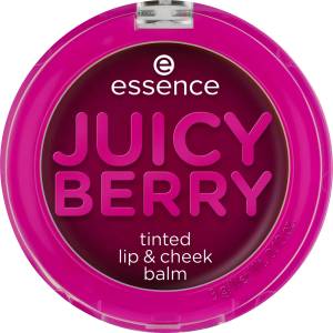 Essence Оцветен балсам за устни и скули Juicy Berry, 3 g - baby