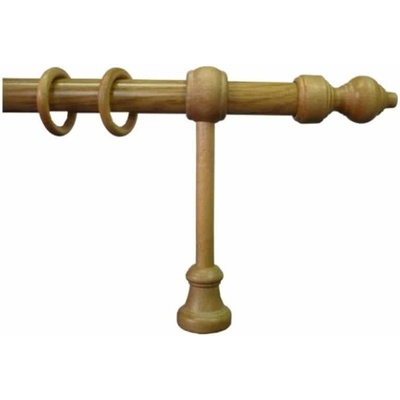 URBÁNEK Garnýž Baroko KOV 28 mm světlý dub - 350 cm