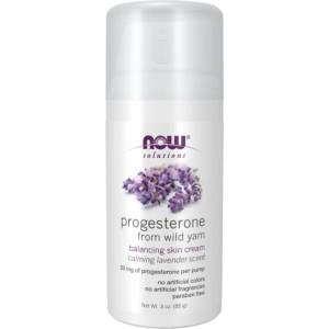 NOW Progesterone Cream with Lavender [85 грама]