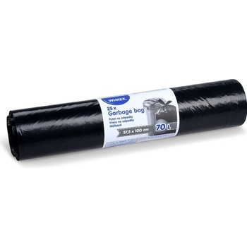 Wimex Odpadový pytel černý 70L 40µm 25ks