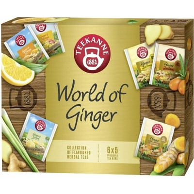 Teekanne World of Ginger kolekce čajů 6 x 5 ks