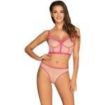 Obsessive Nudelia Top & Panties Nude-Pink L/XL