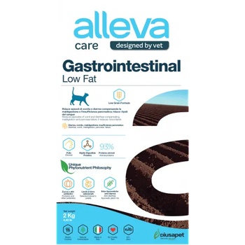 Diusapet Alleva Care Gastrointestinal Low Fat - пълноценна храна за пораснали котки над една година, намалява остри нарушения в абсорбцията на червата, при нарушено храносмилане и екзокринна панкреатична недостатъчност, Италия - 1, 5 кг P10270