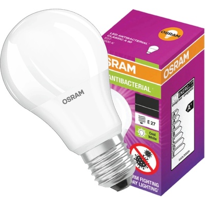 Osram Antibakteriálna LED žiarovka E27 10W neutrálna biela