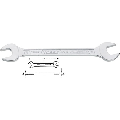 Hazet obojstranný vidlicový kľúč 27 - 32 mm 450N-27X32 450N