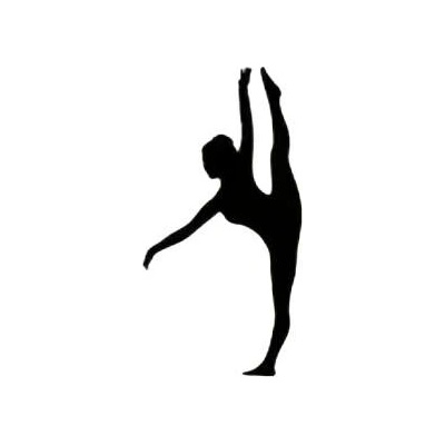 Nažehlovací obrázek - gymnastika I (4,6 x 9,0 cm)