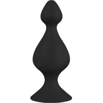 NMC Анален разширител - Butt Plug медицински силикон "BACK UP BLACK" 10.5 см