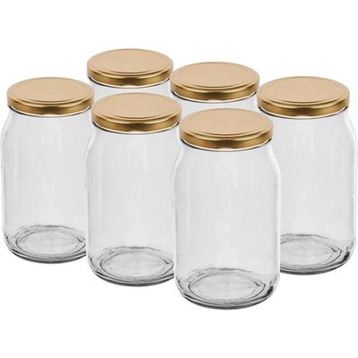 Browin Sklenice s bordo víčkem 82 6 ks x 90ml