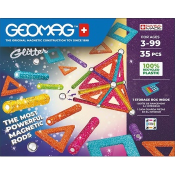 Geomag Glitter panels Recycled 35