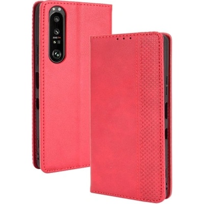 VSETKONAMOBIL 31710 BUSINESS Peňaženkový kryt Sony Xperia 1 III červený