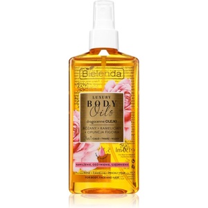 Bielenda Luxury Body Oils Rose + Camellia + Prickly Pear олио за лице, тяло и коса 150ml