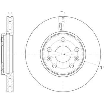 Brzdový kotúč REMSA 61411.10