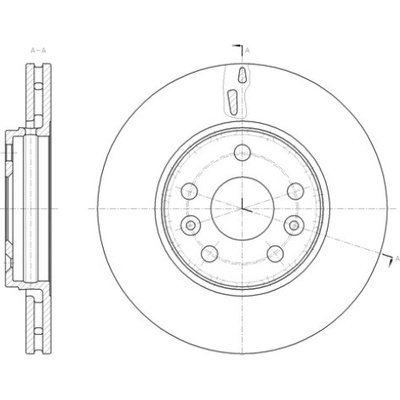 Brzdový kotúč REMSA 61411.10