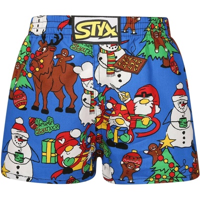 Styx art detské trenky klasická guma Vianoce pohoda J1957