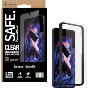 Panzer Стъклен протектор SAFE за Samsung Galaxy S26, Ultra-Wide Fit w. EasyAligner