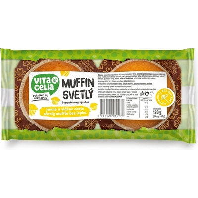 Vitacelia Muffin bezlepkový svetlý 120 g