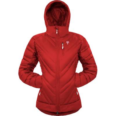 Grüezi Bag Дамско пухено яке Grüezi bag Women's Faithful Downwool Jacket Down jacket - Cherry (104-3092-0714)