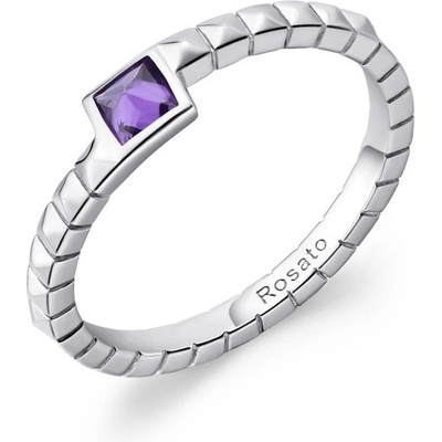 Rosato stříbrný prsten s kubickým zirkonem Cubica RZCU98