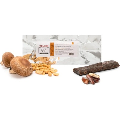 Telcek Hovězí proteinová tyčinka s arašídy datlemi a shii-take 50 g
