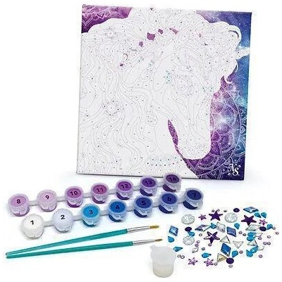 Kreativní sada Nebulous Stars Kreativní tvoření Nebulia a kůň malování podle čísel W031458 Wiky