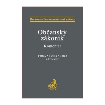 Občanský zákoník. Komentář Jan Petrov