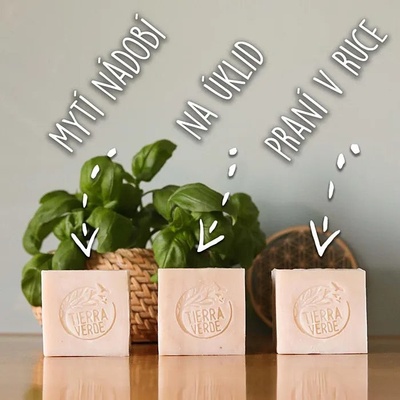 Tierra Verde Mytí v kostce s vůní silice vavřín kubébový 165 g