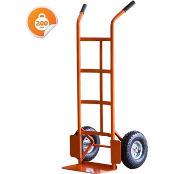 Limex Trading Количка транспортна, товарна, 200 кг, надуваеми колела, limex (uni-02638 / uni-08243)