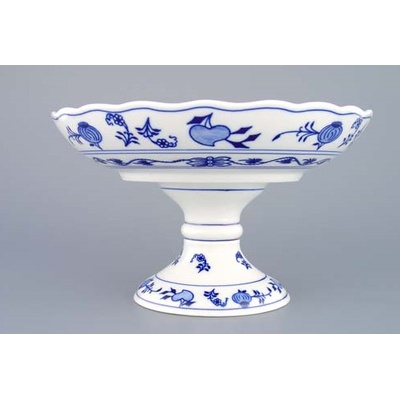 Cibulák Misa kompótová 24 cm na nohe originálny cibuľový porcelán