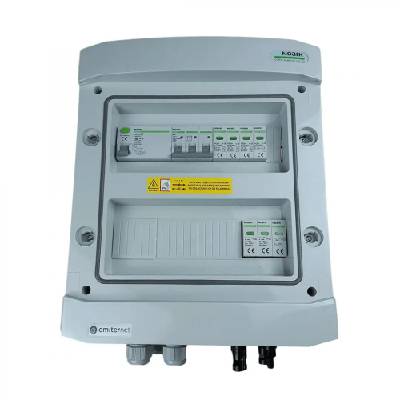 EM-714N_DCAC Разпределителна кутия DCAC, IP65, SPD DC Noark 1000V тип 2, 1 x слънчев модул, 1 x MPPT, SPD AC Noark тип 2, 10A 3-F, RCD тип A 40A/300mA (EM-714N_DCAC)